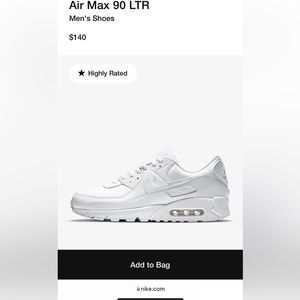 New without tags! Nike Air Max 90 LTR